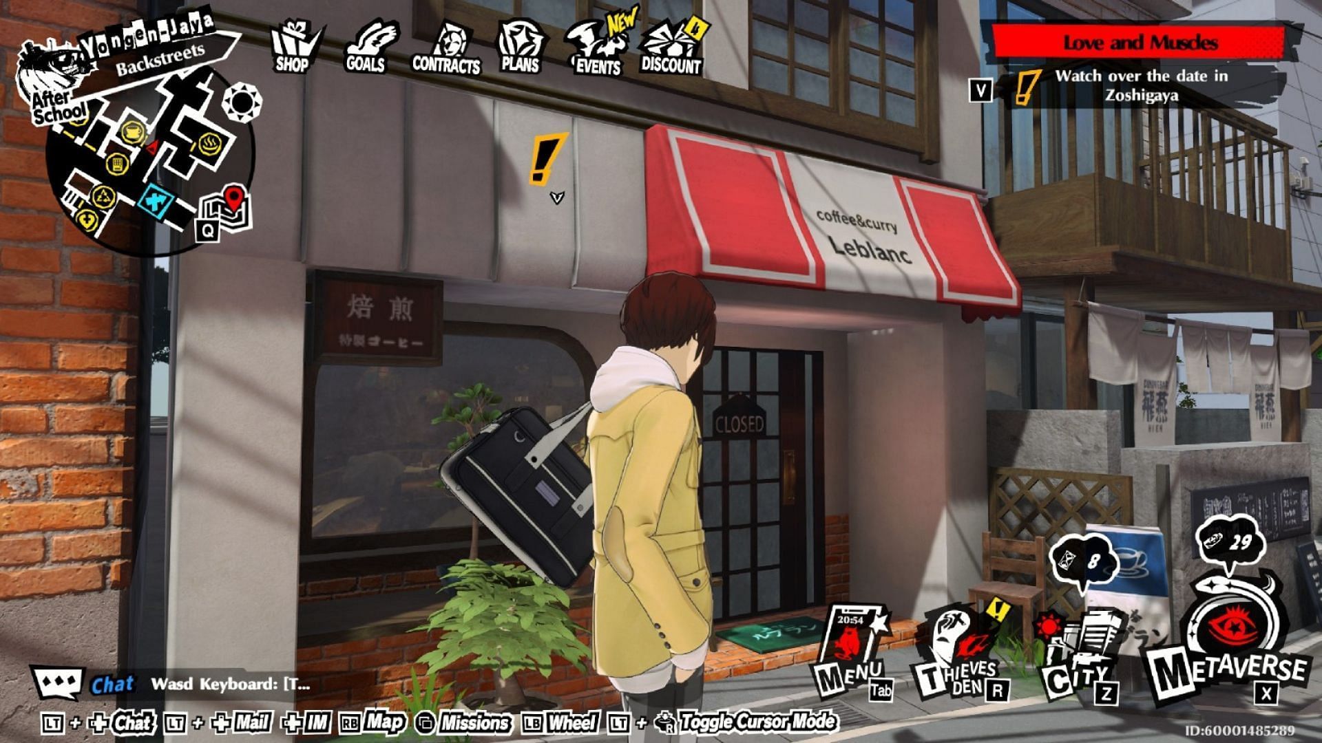 Outside the iconic Cafe Leblanc (Image via ATLUS)